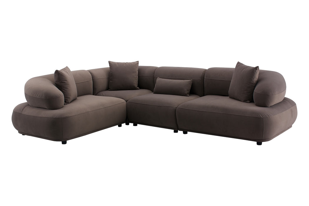 Smyrna Sofa Taupe, 300x220 cm