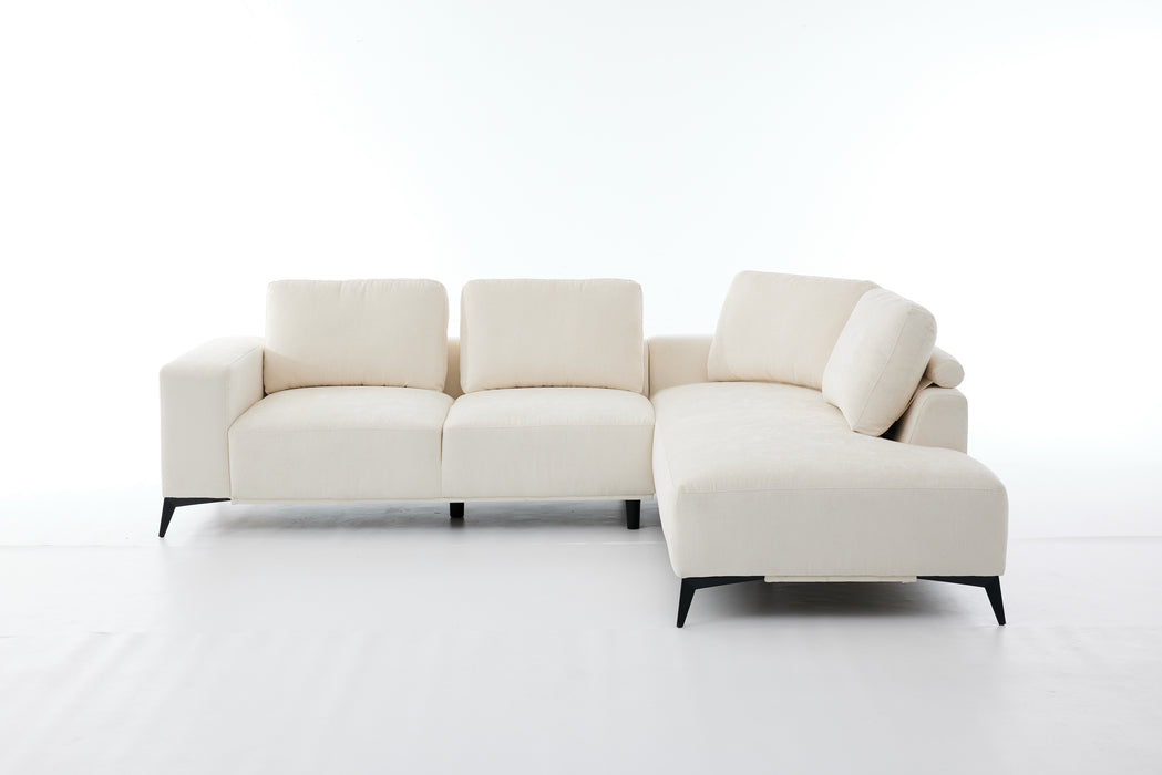 Eckcouch Toronto, 226x280 cm, Beige