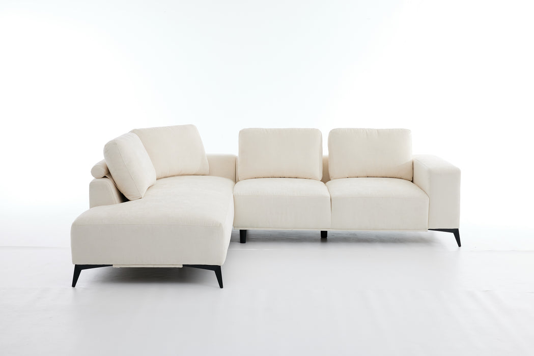 Eckcouch Toronto, 226x280 cm, Beige