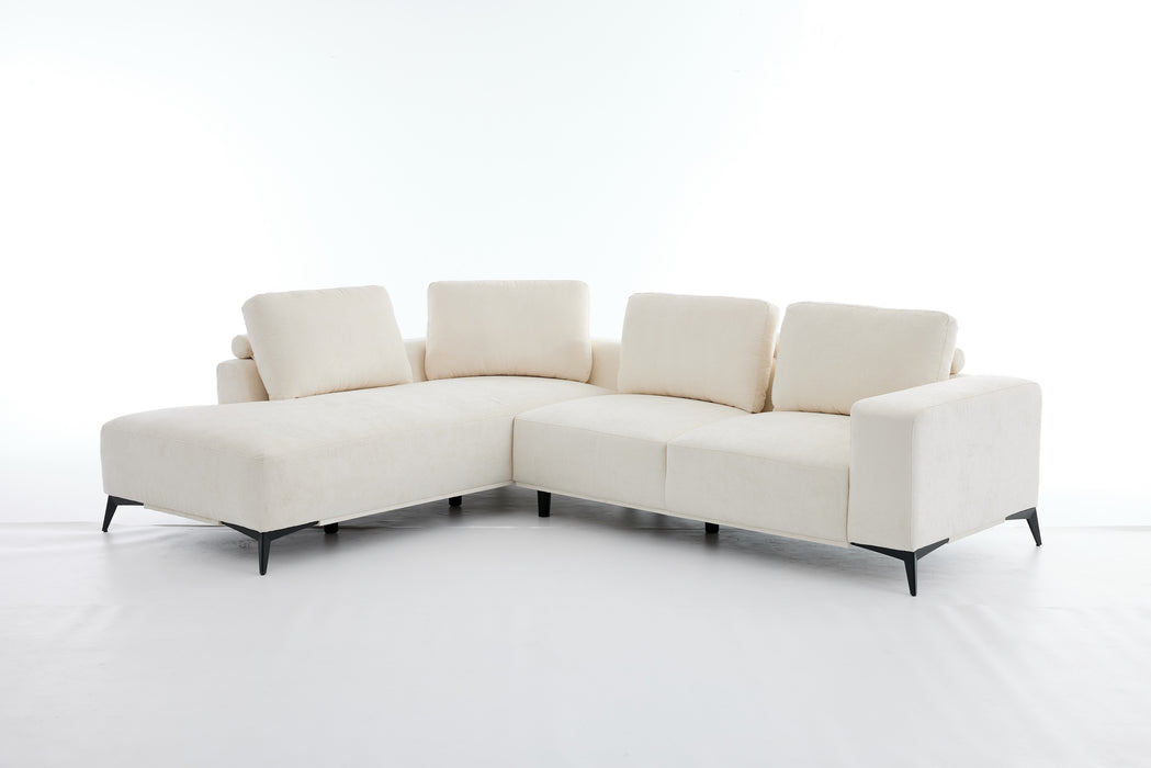 Eckcouch Toronto, 226x280 cm, Beige