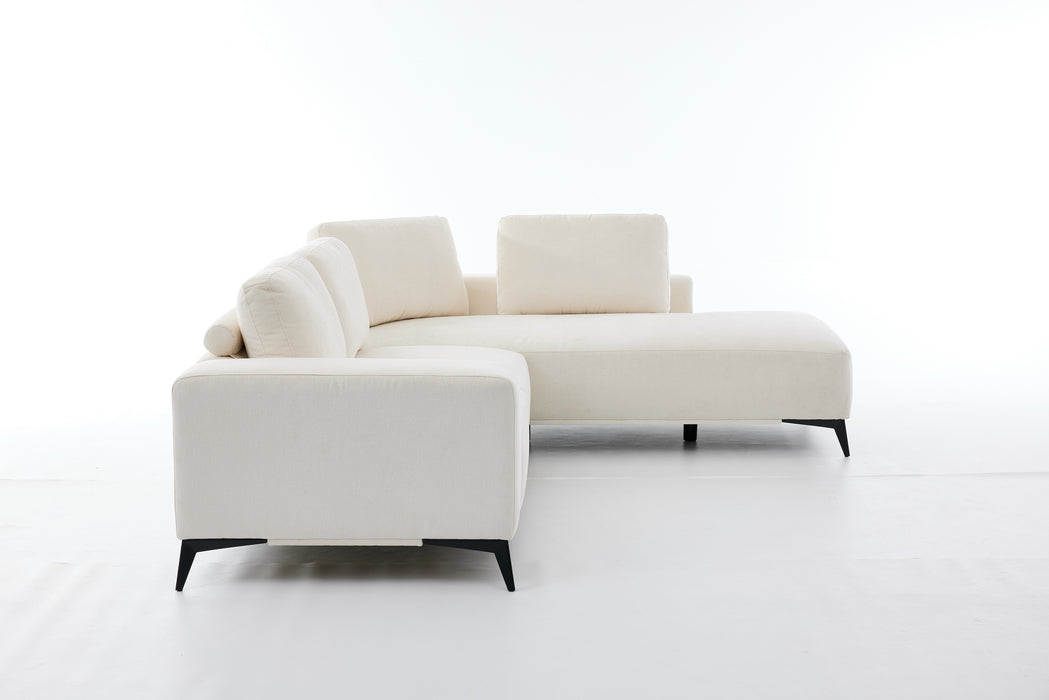 Eckcouch Toronto, 226x280 cm, Beige