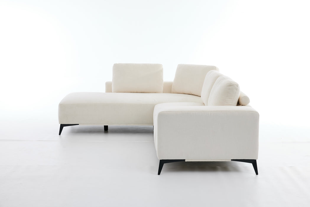 Eckcouch Toronto, 226x280 cm, Beige