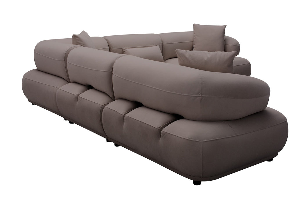 Smyrna Sofa Taupe, 300x300 cm