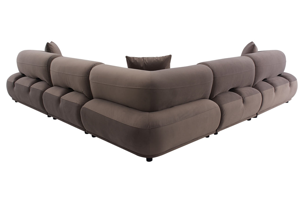 Smyrna Sofa Taupe, 300x300 cm