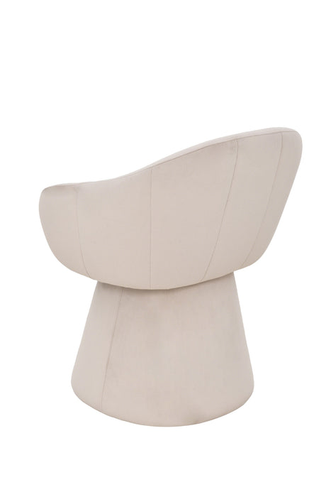 2er Set, Luna Stuhl, Samtstoff, beige