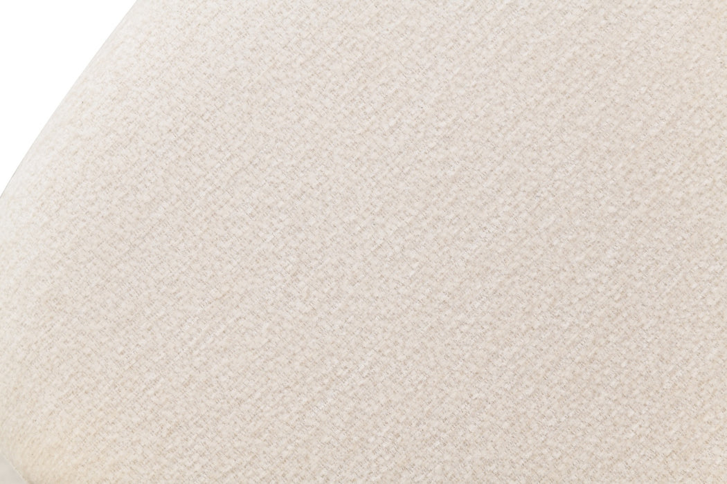 2er Set, Luna Stuhl, Chenille Stoff, beige