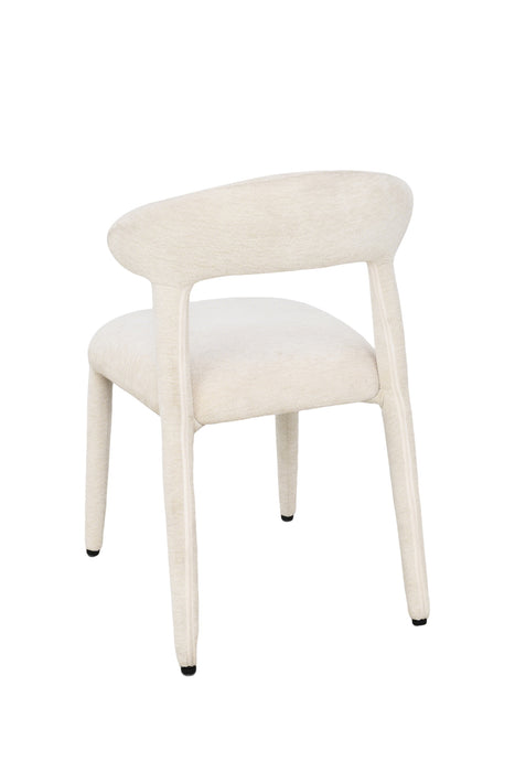 2er Set, Aurelia Stuhl, Chenille Stoff, beige