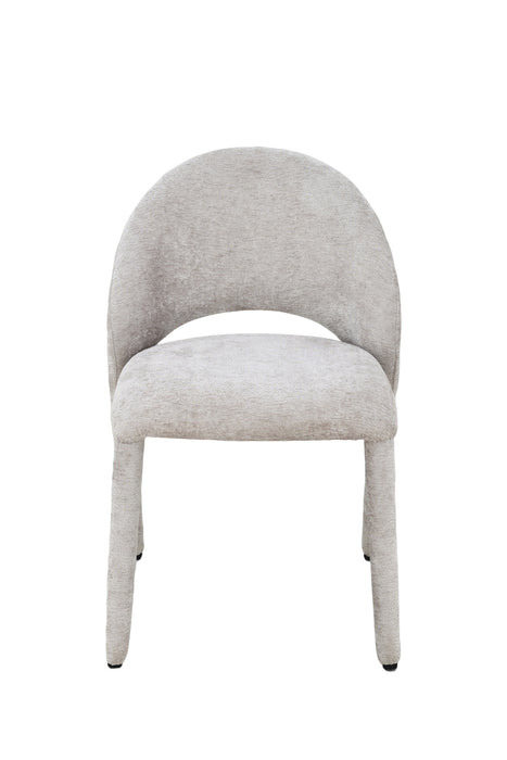 2er Set, Bolan Stuhl, Teddystoff, Taupe