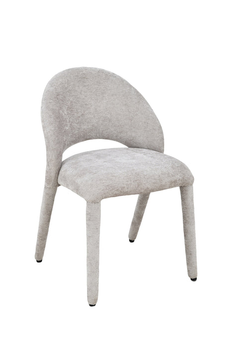 2er Set, Bolan Stuhl, Teddystoff, Taupe