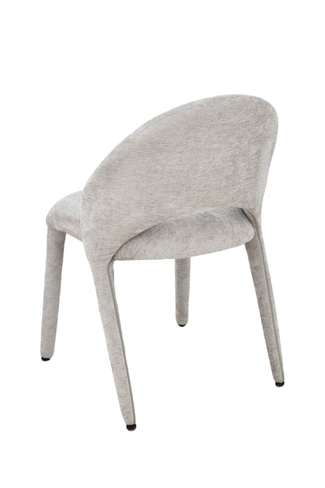 2er Set, Bolan Stuhl, Teddystoff, Taupe