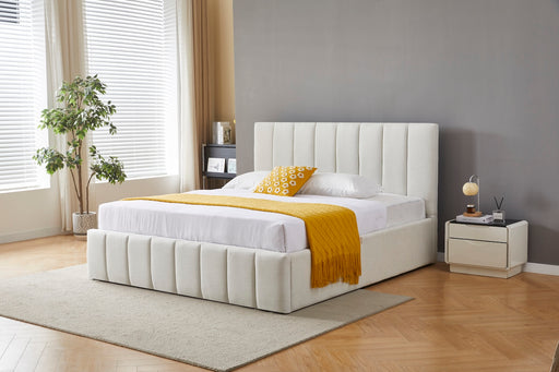 Bogota Bett mit Bettkasten in diagonaler Ansicht