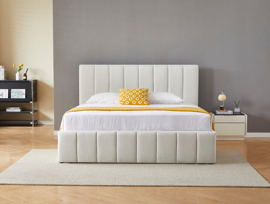 Bogota Bett von vorne mittig platziert im Schlafzimmer
