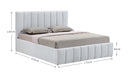Bogota Bett mit Bettkasten mit Maße klein