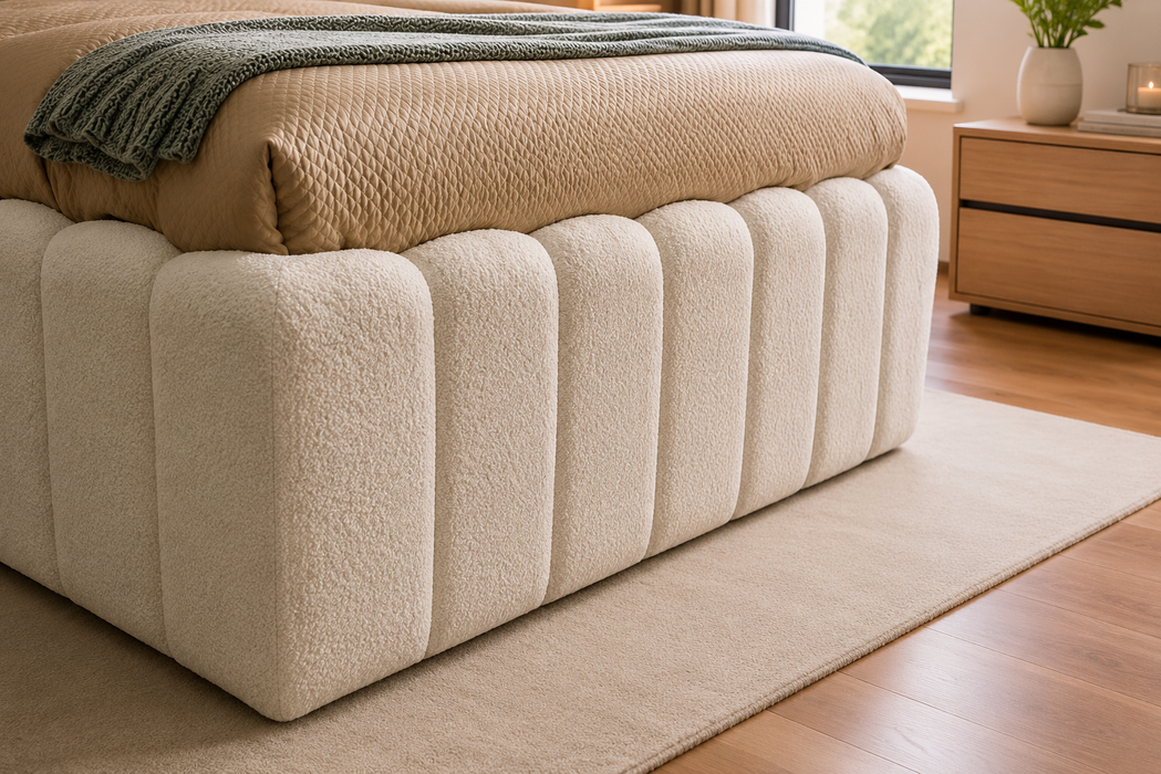 Cloudy Bett in Boucle & Creme