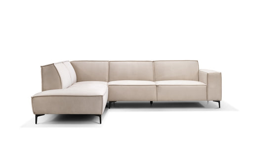 Ecksofa in beige Model Granada Alhambra  Set 2 in Vorderansicht