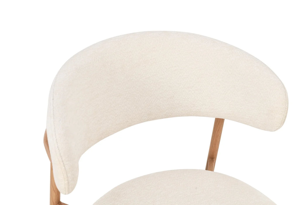 Esszimmer Set – 4x Elsa Stuhl in Eiche + Myra Esstisch in Eiche
