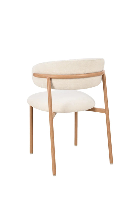Esszimmer Set – 4x Elsa Stuhl in Eiche + Myra Esstisch in Eiche