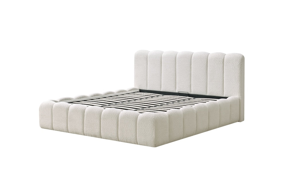 Cloud Bett, 160x200cm, Boucle Creme