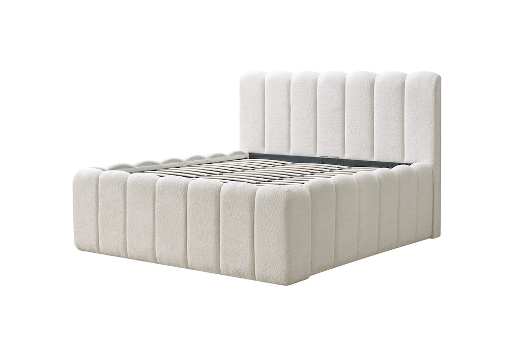 Cloudy Bett, 180x200cm, Boucle Creme