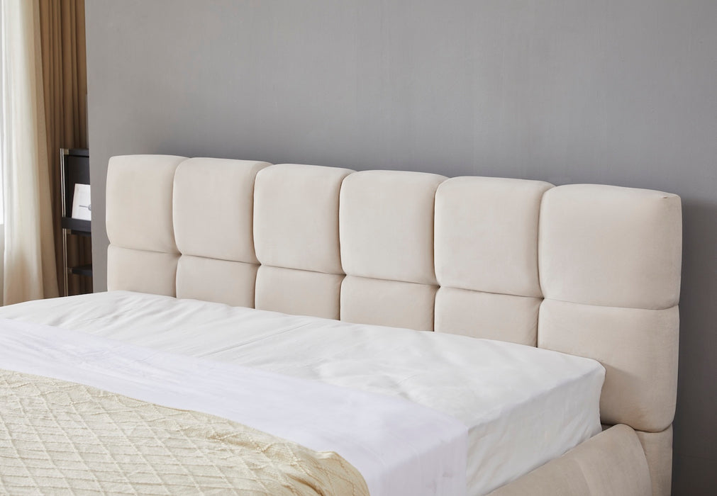 Kopffteil von Venedig Bett in beige
