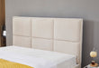 Kopfteil von Manhattan Bett in beige