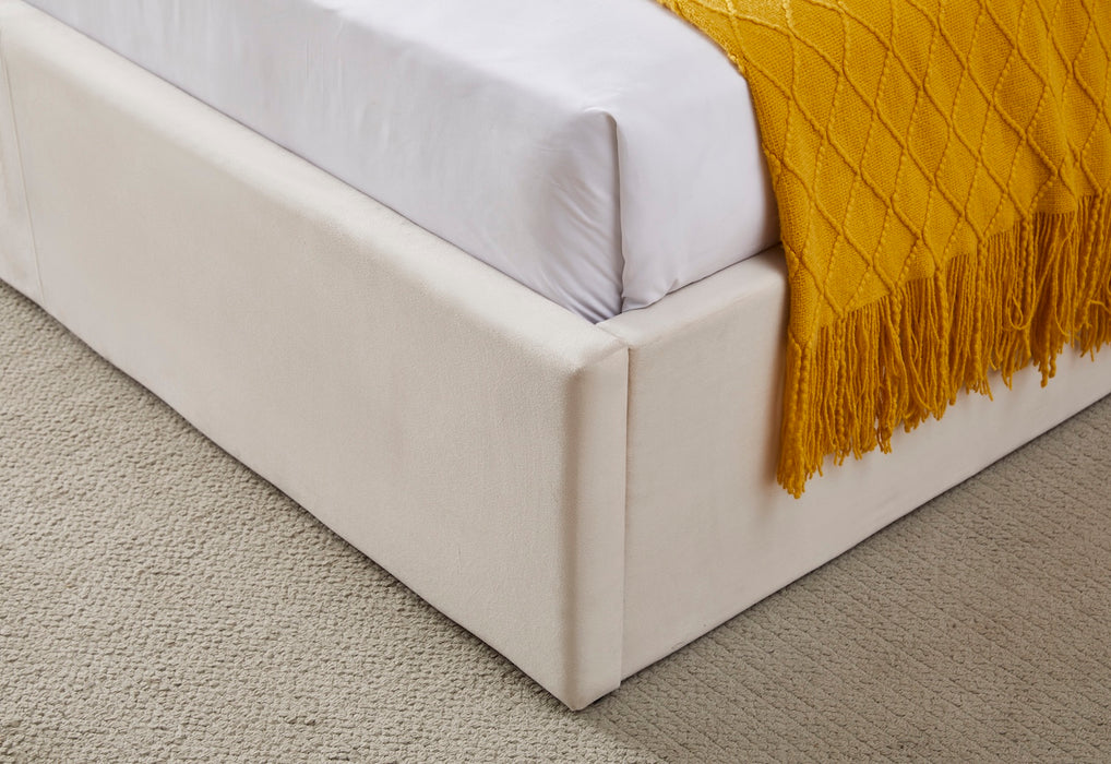 Unten links Ecke von Manhattan Bett in beige