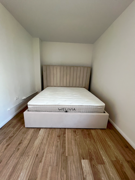 Marbella Bett mit Bettkasten, Beige, 180x200cm