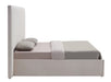 Marbella Bett mit Bettkasten in beige aus seitlicher Perspektive