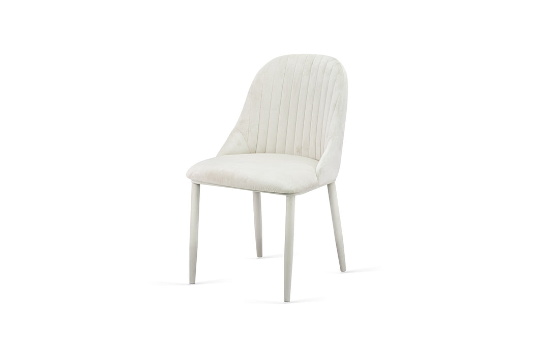 Polsterstuhl Lemon in der Farbe beige Vorderansicht